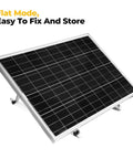 Flat mounted 28 Inch Adjustable Solar Panel Tilt Mount Brackets With Foldable Tilt Legs for Roof RV Boat setups