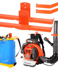 Heavy Duty Backpack Storage Rack With Hose Holder And Dual Hooks Wall Mount For Lawn Tools Space Saving Organizer For Weed Eater Hedge Trimmer Chainsaw Backpack Sprayer And More Up To 330 Lbs with backpack blower and sprayer