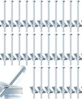 100 Pack Quarter Inch By Four Inch Toggle Bolts With Butterfly Nuts For Drywall Heavy Duty Wall Anchors Ideal For Securely Hanging Heavy Objects Such As Shelves Mirrors And Artworks On Drywall