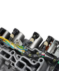Close-up of RE0F11A JF015E CVT Transmission Valve Body With Solenoids Replacement For Nissan Sentra Versa 13-19 1.6L 1.8L Engines