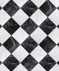 Checkerboard Porcelain Floor And Wall Tile 17 7/8 Inch Square With Glazed Textured Finish And Medium Sheen pattern close-up