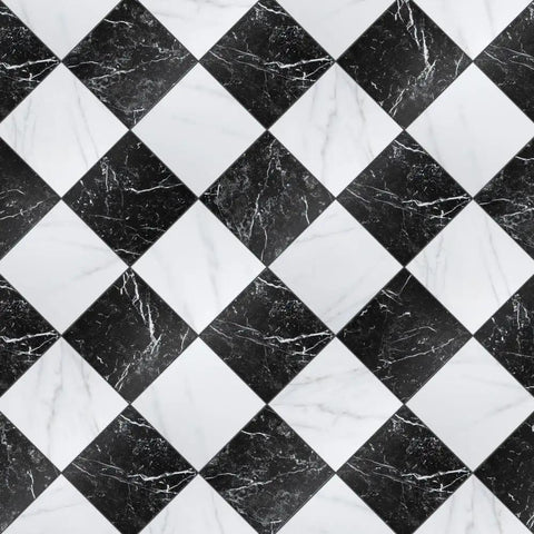 Checkerboard Porcelain Floor And Wall Tile 17 7/8 Inch Square With Glazed Textured Finish And Medium Sheen pattern close-up
