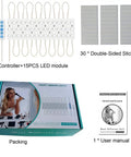 LED Vanity Mirror Lights Kit With Five Color Temperature Hollywood Style Makeup Light 11 Ft Dimmable LED Strip For Table And Bathroom Mirror Brightness Adjustable From Cool White To Warm Yellow Mirror Not Included packaging and contents