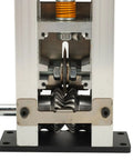 Close-up view of Awesome Small Electric Wire Stripper Machine For Fast Copper Peeling gears and components for efficient cable processing.