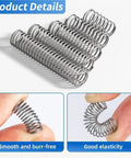 All Purpose Stainless Steel Spring Shock Absorber Kit With 23 Size Variations and 300Pcs 390Pcs 392Pcs 400Pcs Mix displayed with elasticity