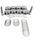 High Performance Engine Parts Piston And Rings Set For 4.7 Liter V8 Gas Powered Chrysler Dodge Jeep Plus Compatible Engines, pistons and rings