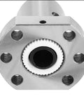 Close-up of Anti Backlash Ball Screw SFU1605 RM1605 with metal ball screw nut end machining