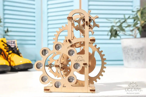 Dynamometer Mechanical Model Kit 3D Wooden Puzzle For Self Assembly No Glue Needed Brain Teaser For Kids Teens And Adults Perfect Desk Decor And Hands On STEM Challenge, 5.8-inch eco plywood gear model
