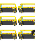 School Bus Magnetic Name Tags Set With Sixty Reusable Dry Erase Labels For Desks Lockers Whiteboards And Classrooms, kid-friendly