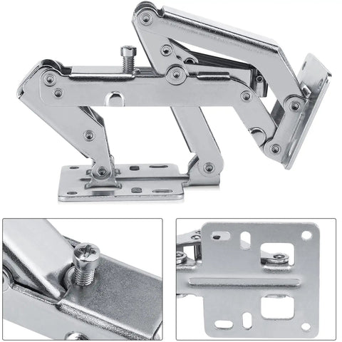 Slow Close Cabinet Hinge With Hydraulic Quiet Closing, Heavy Duty Carbon Steel, Anti Rust, Strong Load Bearing 130-170 Degree