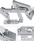 Beefy Heavy Duty Cabinet Hinges With Carbon Steel Build 150-170 Degree Adjustable Wide Opening for Thick Doors with Screws