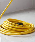 Air Compressor Hose Quarter Inch By Fifty Feet Hybrid Hose With Fittings And Quick Coupler Kit, lightweight and durable