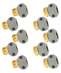 Rock Solid Garden Hose Repair Kit For 5/8 And 3/4 Inch Ends With Heavy Duty Aluminum Fittings And Zinc Clamps To Fix Leaks Fast On Taps Sprinklers And Outdoor Water Connections Like A Pro Now, eight hose connectors