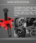 Adjustable 3 Jaw Harmonic Balancer Puller Tool Kit for Auto Engine Damper Removal with 24 Mm Drive and Forcing Screws