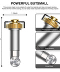 Rotary blade with drive housing for DIY crafts; premium carbide steel, gold gear, silver housing