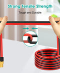 10 AWG SAE To XT60 Extension Cable 3Ft With SAE Female To XT60 Connector, coiled wire highlighted for strong tensile strength.