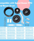 Speed Queen Dryer Rebuild Kit All In One With Roller Set RB170002, Idler Pulley D516792, Belt D511255P, Drum Glide Kit RB170003
