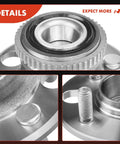 Close-up of Rear Wheel Bearing And Hub Assembly Set With ABS Ring For Honda Civic 1992 2000 Civic Del Sol 1993 1997 Acura Integra 1990 2001