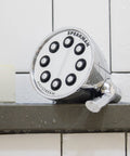 Signature Icon Anystream High Pressure Shower Head With 360 Degree Adjustable Spray Solid Brass 2.5 GPM Polished Chrome