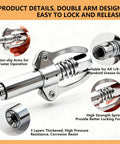 High Pressure Grease Gun Coupler For 10,000 PSI Systems with leak resistant 1/8 inch NPT thread and spring loaded valve.