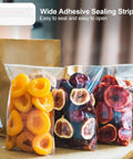 Clear Self Sealing Cellophane Bags 5x7 Inches, 300 Pieces Durable Food Safe Treat Bags with dried fruit filling