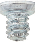 Heavy Duty Steel Thread Cutting Screw Type F With Phillips Drive 82 Degree Flat Undercut Head Zinc Plated Size 2 56 One Eighth Inch Long
