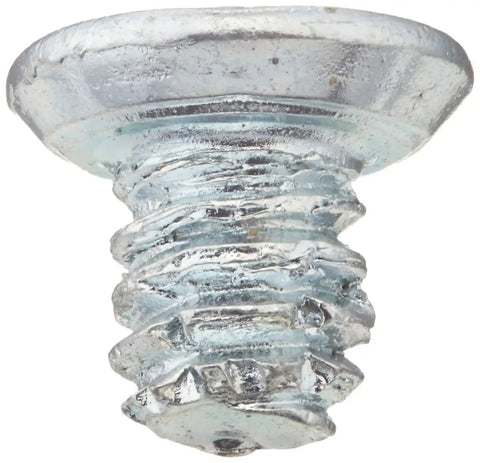 Heavy Duty Steel Thread Cutting Screw Type F With Phillips Drive 82 Degree Flat Undercut Head Zinc Plated Size 2 56 One Eighth Inch Long