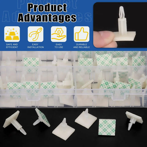 No Sweat Adhesive PCB Spacer Assortment Including Ninety Pieces Of Locking Snap In Insulated Standoffs In Six Ready Heights for circuit board setup.