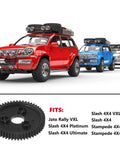 RC cars with Five Pack 54T 0.8 32 Pitch Plastic Spur Gear Set For 4x4 VXL Rally And HPI RC Cars And Boats Replacement Drive
