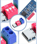 USB C Power Delivery Trigger Board Module For PD 3.0 2.0 And QC BC1.2 Testing 100W Max Output Overheat And Overvoltage