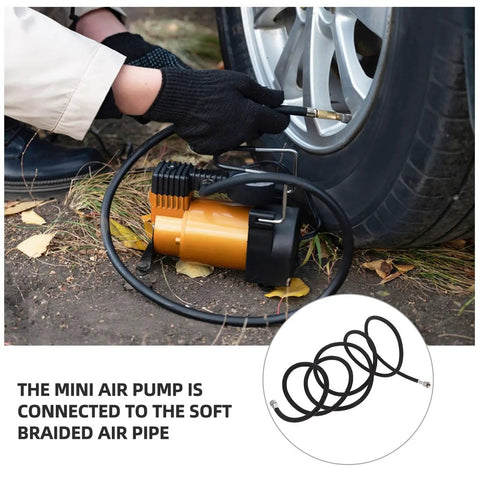 Kickin Flexible Braided Airbrush Hose Replacer With 1/8 Connector For Mini Pump Interior Keeps Cleanup A Breeze For Artists Needing Zero Kinks During Precision Spraying While Keeping Airflow Steady So You Nail Job Without Blockages Or Leaks Today on car tire