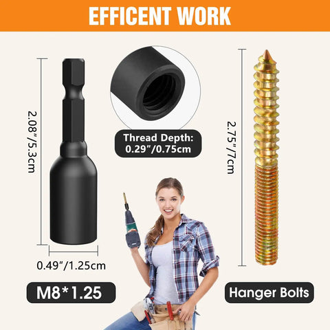 Heavy Duty Table Leg Brackets With Hanger Bolt Driver Kit Sturdy Iron Corner Brace Supports For Wood Furniture Assembly Tough Hardware Deal To Build Rock Solid Shelves Pretty Quick For Any Weekend Warrior Makeover