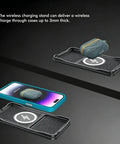 Road Ready Wireless Charging Pad With Quick Snap Fit Setup For Gmc Acadia And Hummer Ev Suv Center Console with smartphone charging