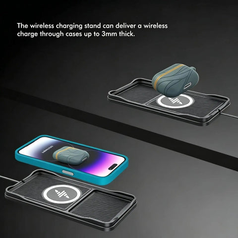 Road Ready Wireless Charging Pad With Quick Snap Fit Setup For Gmc Acadia And Hummer Ev Suv Center Console with smartphone charging