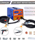 Pro Grade 3000W Spot Weld Dent Puller Kit With 11000A Peak Current 12000uF Capacitor LED Display and accessories shown.