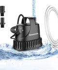 Submersible Water Pump 200 GPH 10W for Garden Fountains and Fish Tanks Ponds Waterfalls Hydroponics with 7 Foot Power Cord