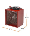Heavy Duty 4,800W Fan Forced Space Heater For Garage And Workshop Industrial Grade Steel Construction