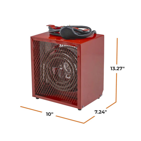Heavy Duty 4,800W Fan Forced Space Heater For Garage And Workshop Industrial Grade Steel Construction