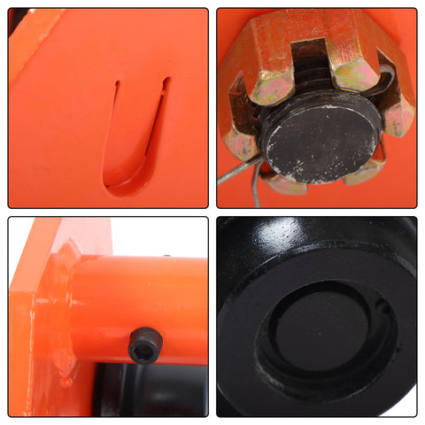 Manual Push Beam Trolley 2 Ton Built Tough Heavy Duty Alloy Steel For I Beam Adjustable 2.56 To 7.48 Inch Flange Width