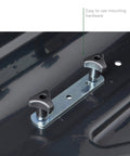 Vista XL Rear-Opening Cargo Box Black 18 Cu Ft UV-Resistant ABS roof rack easy tool-free mounting hardware close-up