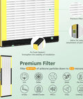 Diagram of Three Pack FLT4825 Filter B Premium Replacement With Activated Carbon Pre Filters showing design features and uses