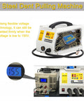 Heavy Duty Car Dent Repair Welder Kit with 220V digital inverter pulse welding showing voltage display at 155V