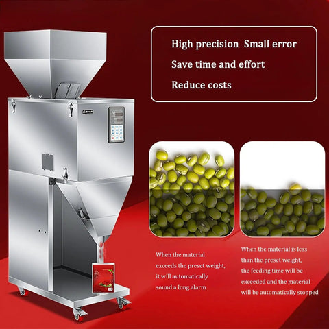Hassle Free Automatic Powder And Granule Filling Machine With Smart Controls, stainless steel frame, precise filling of granules.