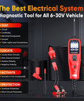 PowerScan PS100 Power Circuit Probe Kit For All 12V And 24V Cars, Pro Grade Automotive Diagnostic Tool With Real Time Readouts, Easy Wiring Tester, Durable, Reliable Car Electrical Troubleshooter on display with test modes