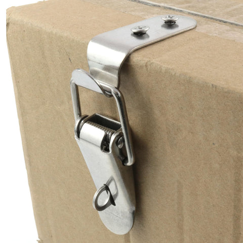 Heavy Duty Beefy 304 Stainless Steel 90 Degree Latch Kit For Tool Boxes Cabinets Trunks And Trailers Durable Rust Proof Toggle Hasps
