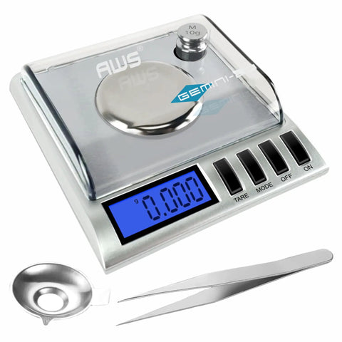 Pocket Size Digital Scale 20g Capacity With 0.001g Precision For Jewelry Gems Gold Carats And Powders On The Go, silver color