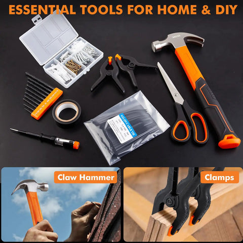 Go-To 368-Piece Home Repair Tool Kit With Drawer Toolbox Set Built Tough For Home Office Garage And DIY Projects overview image.