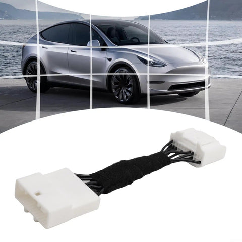 Top Shelf Charging Port Module Wiring Harness For Tesla Model 3 And Model Y 2017 To 2023 Hella Tough Connector Cable Assembly close-up.