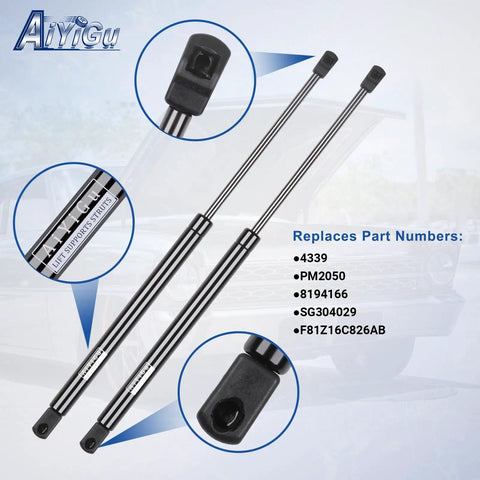 Heavy Duty Front Hood Struts Gas Springs Shocks For Ford F 250 F 350 F 450 F 550 Super Duty And Excursion 1999 2007 2000 2005