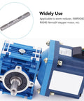 Dual Output Worm Reducer Shaft 18mm Diameter 164mm Length Heavy Duty Bearing Capacity Low Noise High Hardness Premium Alloy Steel For Stepper Motors Precise Machined Size with Nema34 stepper motor